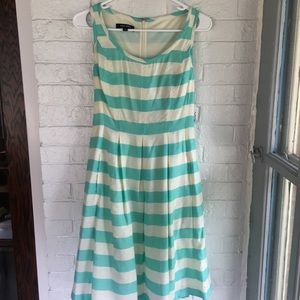 Nine West striped fit and flare dress